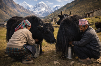 milk sourcing from yak