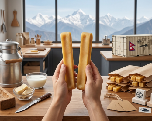 premium Himalayan yak cheese dog chews