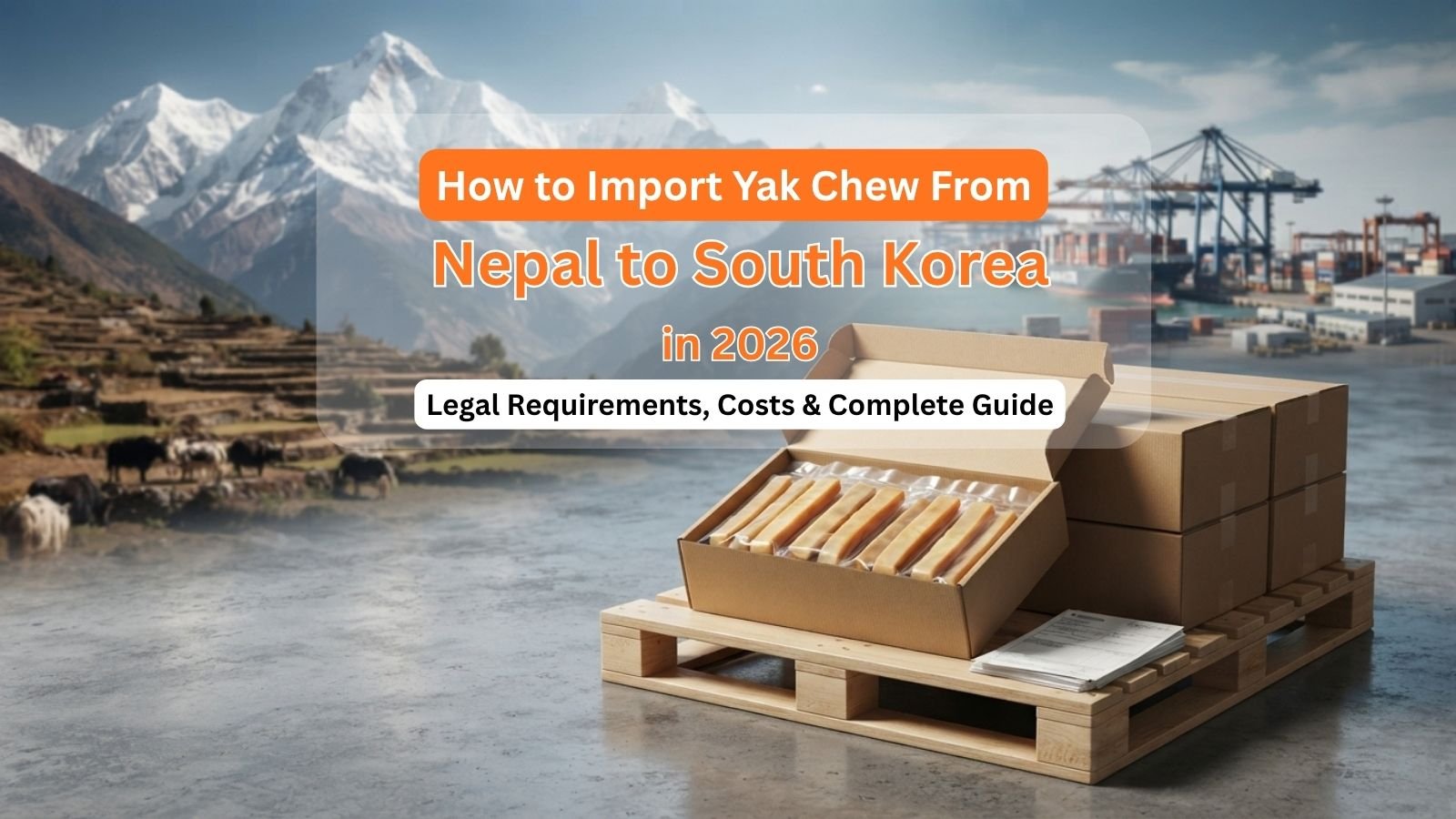 How to Import Yak Chew From Nepal to South Korea in 2026: Legal Requirements, Costs & Complete Guide 