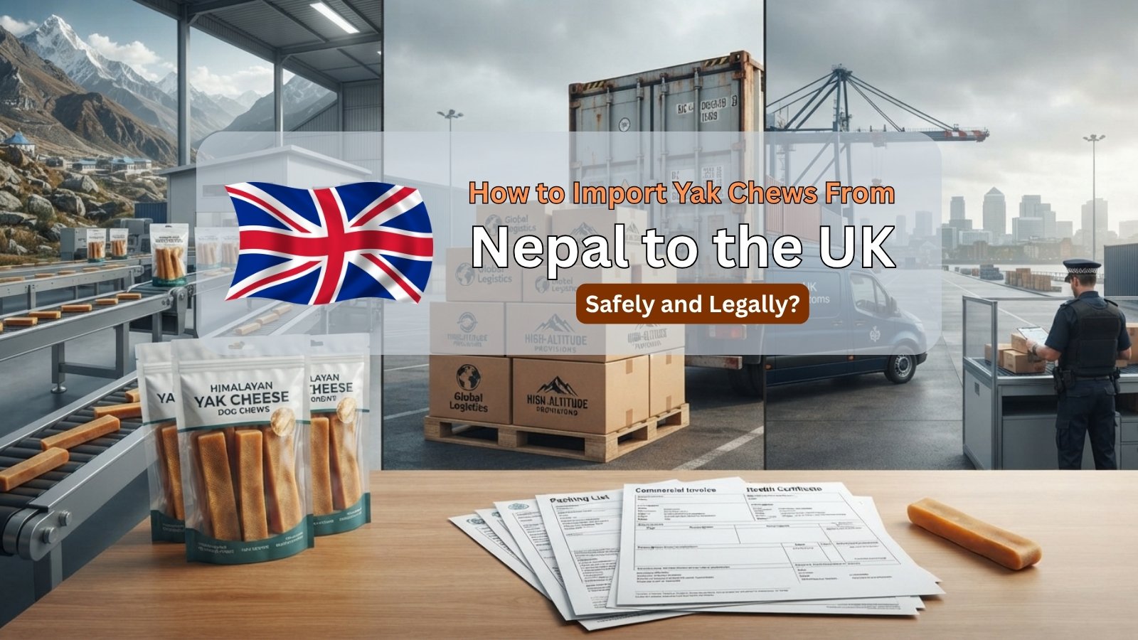 How to Import Yak Chews From Nepal to The UK Safely and Legally?
